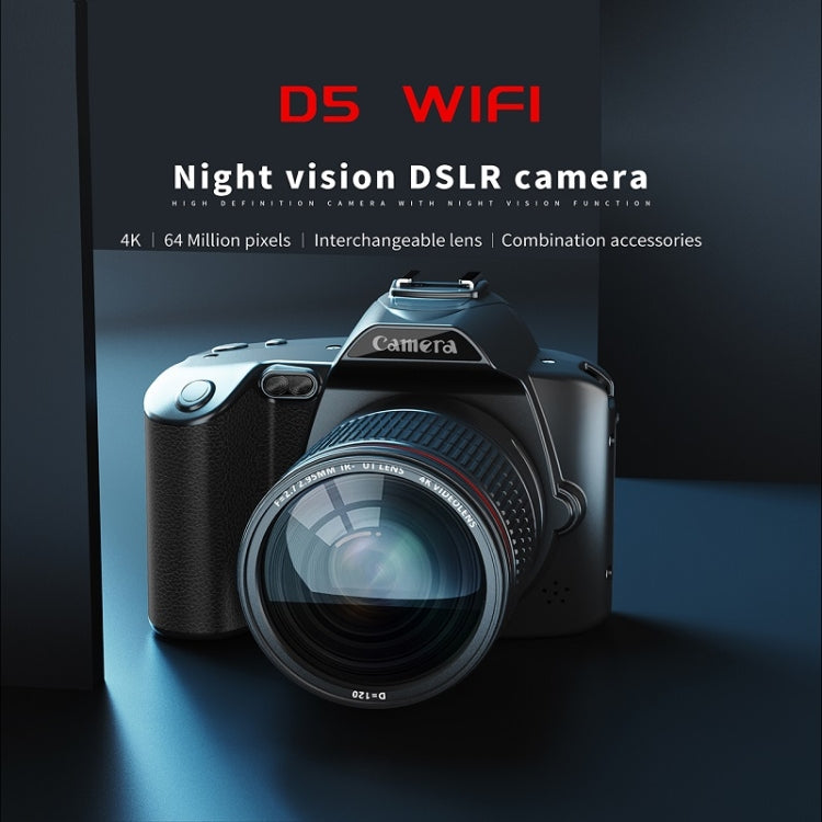 Dual-camera Night Vision 64 Million Pixel High-definition WIFI Digital Camera, Standard Without Memory Card, Standard+Fill Light, Standard+Macroscopic Mirror, Standard+Microphone, Standard+Handheld Bracket, Standard+Light+Lens+Mic+Bracket Dual-camera Night Vision 64 Million Pixel High-definition WIFI Digital Camera, Standard Without Memory Card, Standard+Fill Light, Standard+Macroscopic Mirror, Standard+Microphone, Standard+Handheld Bracket, Standard+Light+Lens+Mic+Bracket